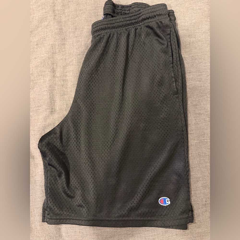 Champion Black mesh Athletic Shorts